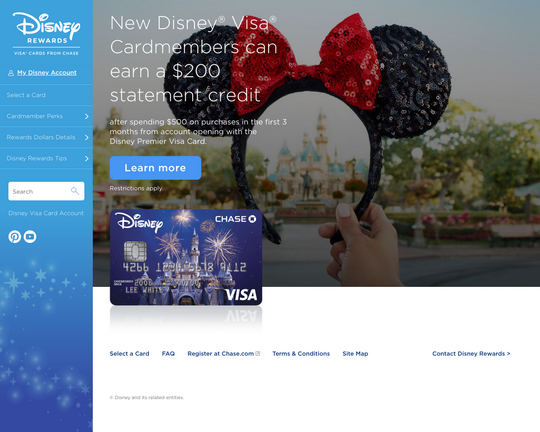 Disney Visa Credit Card Logo