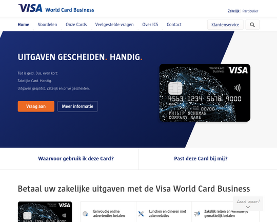 Visa World Card Business Logo