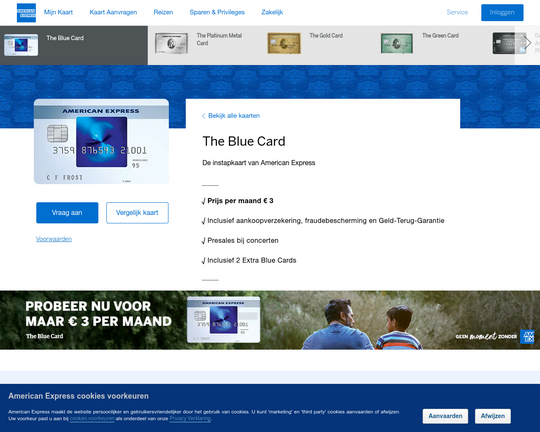 American Express Blue Card Logo