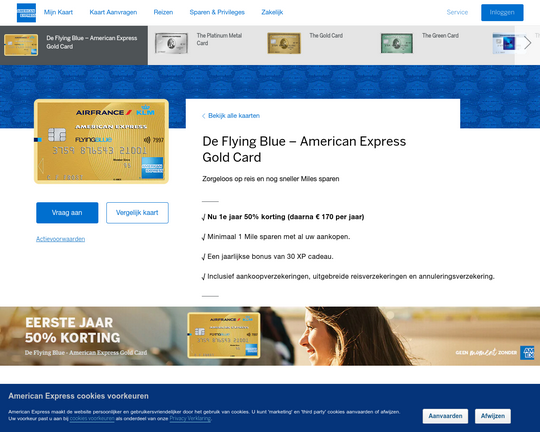 American Express Flying Blue Gold Card