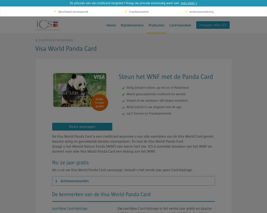 Visa World Panda Card Logo